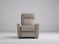 Sillón reclinable de tejido texturizado 85x90x105 cm - Beige - Respaldo alto para salón